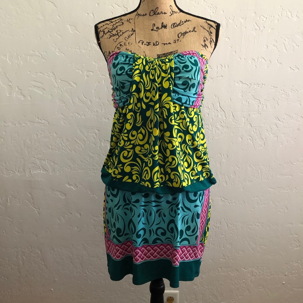 Soho strapless dress, size small